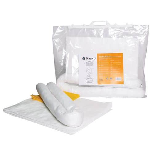 Kit d'absorbants hydrocarbures en sac 15.8 L - Ikasorb