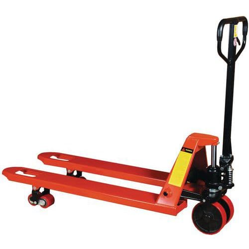 Transpalette manuel - Fourche longueur 1150mm - Force 2500kg - Manutan Expert