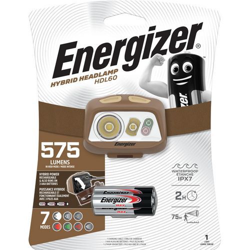 Stirnlampe HDL60 - 575 Lumen - Energizer