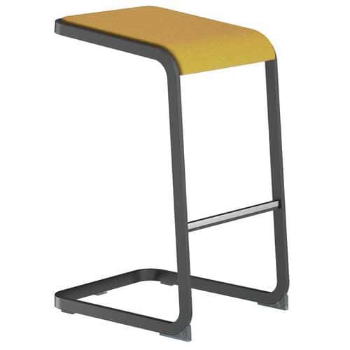 Tabouret haut avec pied anthracite C-Stool