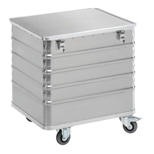 Chariot conteneur en aluminium - Capacité de 223 L à 656 L