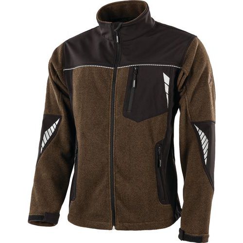 Veste polaire/softshell EXPLORER BRUN