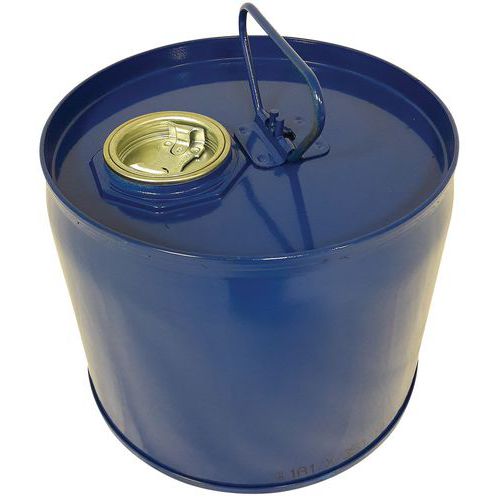 Fût 6L acier bleu avec bonde 2 vernis intérieur epoxy