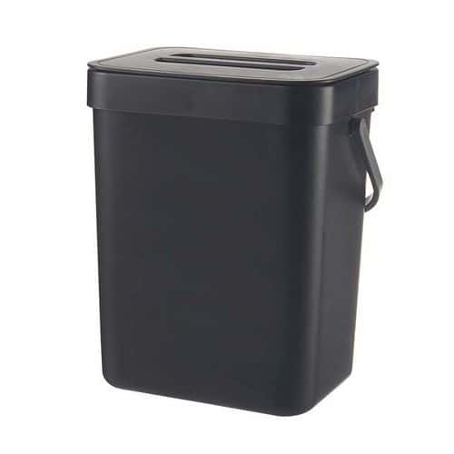 Poubelle de compostage - 3L - Noir - Arvix