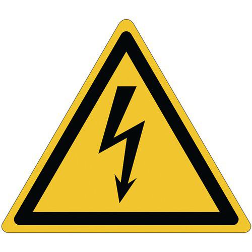 Warnschild ‑ Elektrische Spannung - Aluminium