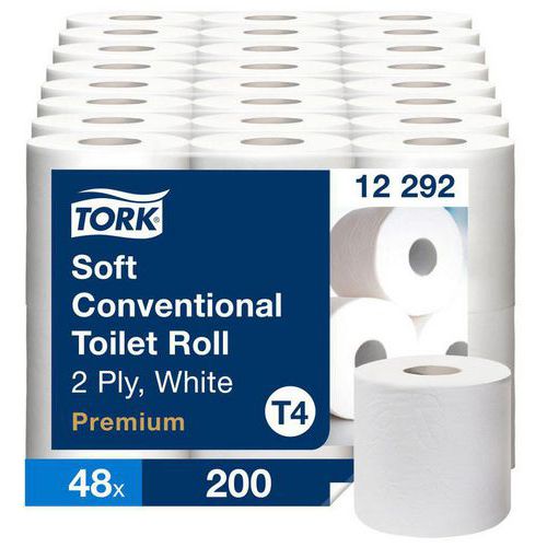 Toilettenpapier, 2-lagig, T4 Premium - Tork