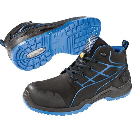 Chaussures de sécurité Krypton Blue Mid S3 ESD SRC