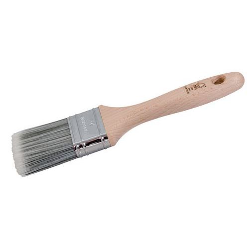 Brosse queue de morue plate toutes peintures manche FSC - Nespoli