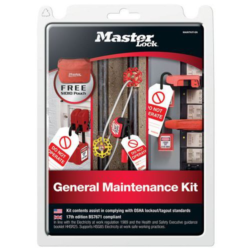 Allgemeines Verriegelungsset MAINTKIT-EN - Master Lock