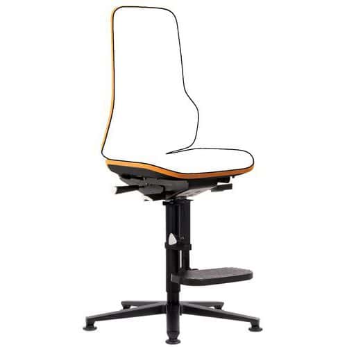 Gestell des ergonomischen Werkstattstuhls Bimos Neon - Hoch