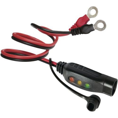 Set F4 – Flash-Kabel mit Ladestandanzeige/Ösen M6 0,56 m – GYS