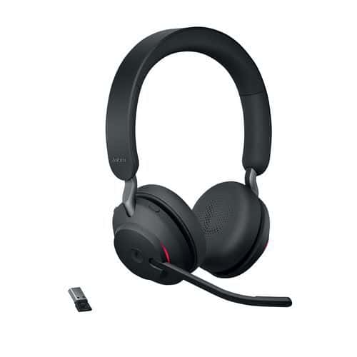 Micro-casque filaire Evolve2 65 UC Duo USB-A Link 380a - Jabra