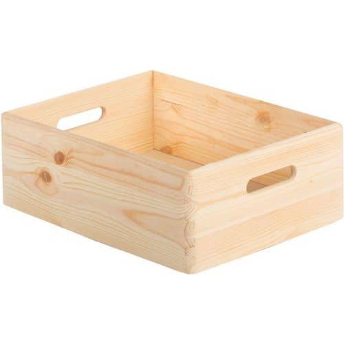 Caisse de rangement bois - Longueur 200 à 600 mm