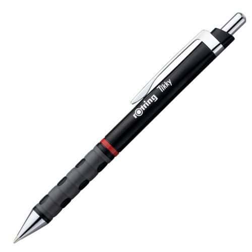 Stylo bille Parker Tikky Noir pointe moyenne encre bleue - Parker