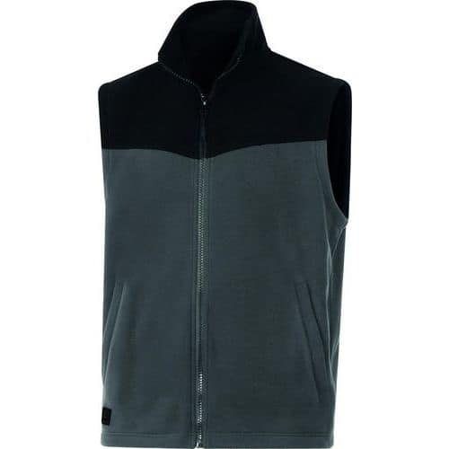 Gilet polaire sans manches - GILLI Gris Foncé - Noir - Delta Plus