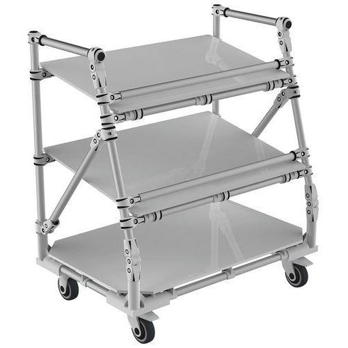 Chariot présentoire aluminium - Trilogiq