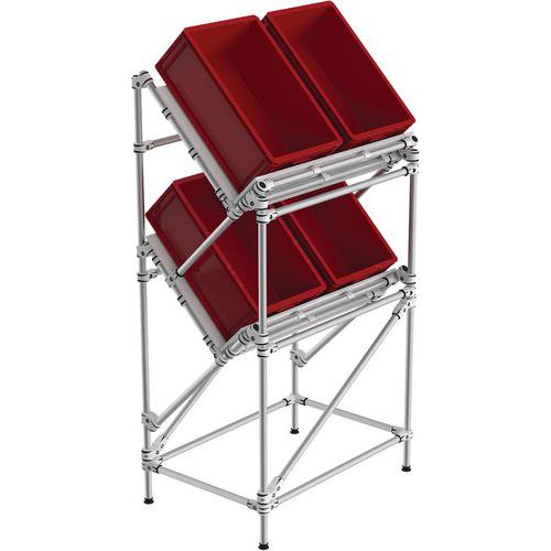 Mini-rack picking structure en V - Trilogiq