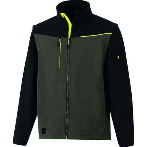 Veste Softshell 2 en 1 - SOCCIA Kaki-Noir - Delta Plus