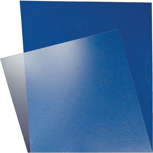 Feuille de garde PVC - Pour relieuse - Boîte de 100 - Leitz