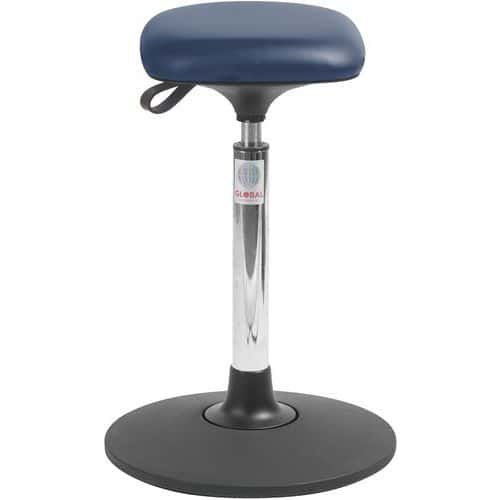 Hocker Sway Tetra - Lederimitat - Hoch - Global Professional Seating