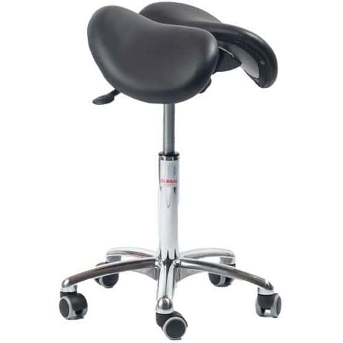 Sattelhocker Echo 2-teilig Leder - Medium - Global Professional Seating