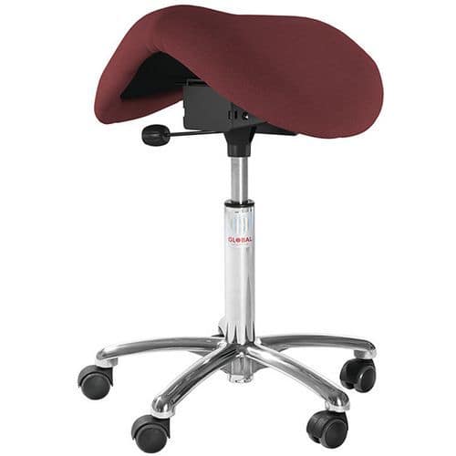 Hocker Dalton Easy seat - Cura Stoff - Niedrig - Global Professional Seating