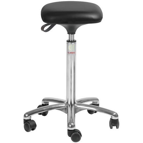 Hocker Tetra - Lederimitat - Hoch - Global Professional Seating