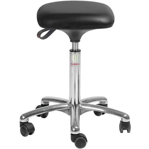 Hocker Tetra - Lederimitat - Medium - Global Professional Seating