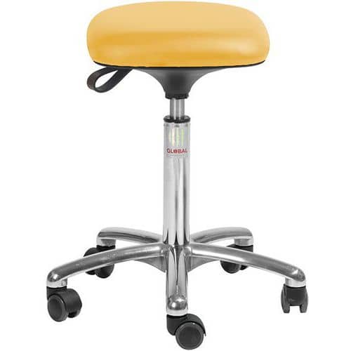 Hocker Tetra - Lederimitat - Medium - Global Professional Seating