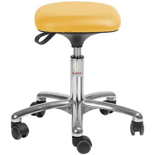 Hocker Beta - Lederimitat - Niedrig - Global Professional Seating