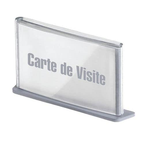 Plaque de signalisation Cinatur - Carte de visite - Paperflow