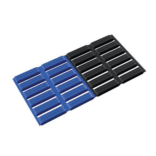 Flexible Gittermatte - abwechselnd schwarze/blaue Markierung - auf Rolle - Plastex