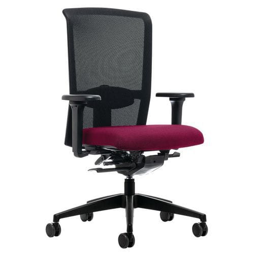 Siège de bureau synchrone LX282 NPR accoudoirs 4D - Interstuhl