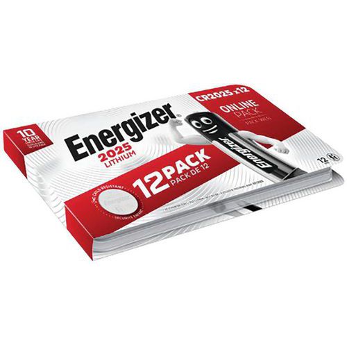 Packung mit 12 Minibatterien - Lithium - Energizer