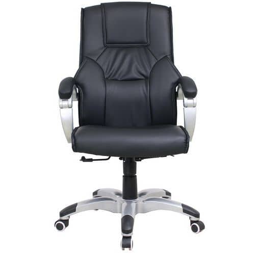 Fauteuil de direction Zit noir - Manutan Expert