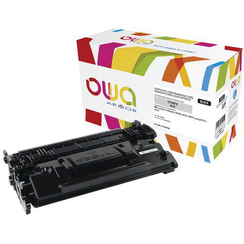 Toner Rebuild HP 87X Black - OWA