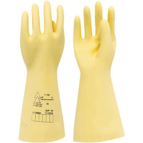 Gants électricien latex classe 1 - Catu